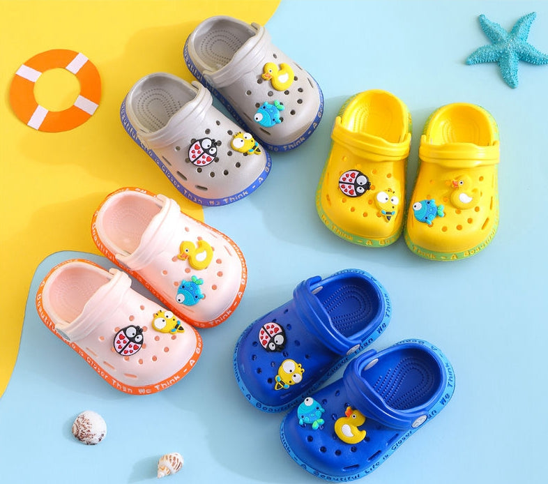 Kids Cartoon Summer Slippers – Lightweight Clog Shoes for Toddlers & Kids