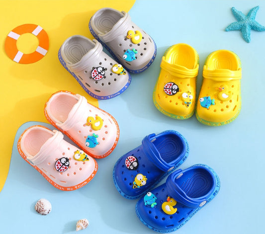 Kids Cartoon Summer Slippers – Lightweight Clog Shoes for Toddlers & Kids