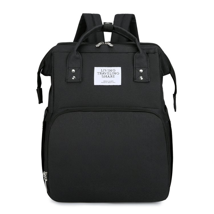 Portable Baby Diaper Backpack – Mommy Bag with Built‑In Travel Baby Bed