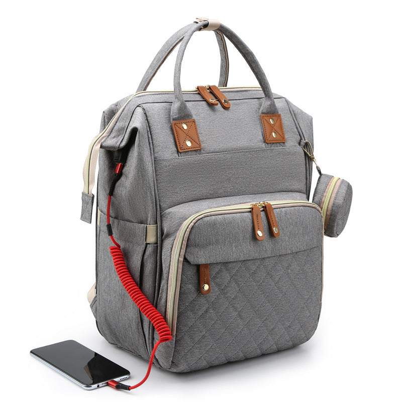 Mommy Diaper Backpack – Large Capacity Stroller Hanging Baby Bag