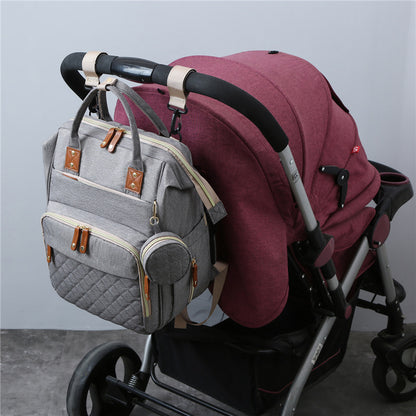 Mommy Diaper Backpack – Large Capacity Stroller Hanging Baby Bag