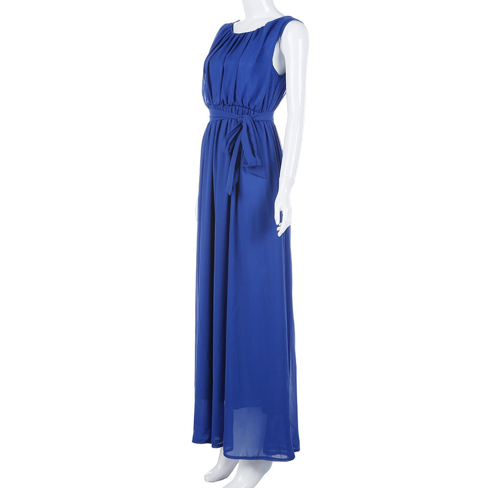 Maternity Chiffon Maxi Dress – Elegant Baby Shower & Photoshoot Gown