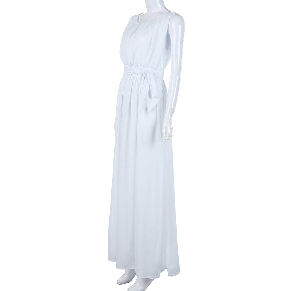 Maternity Chiffon Maxi Dress – Elegant Baby Shower & Photoshoot Gown