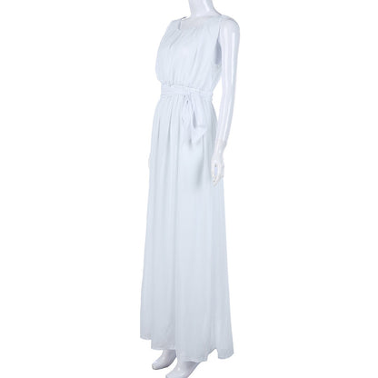 Maternity Chiffon Maxi Dress – Elegant Baby Shower & Photoshoot Gown