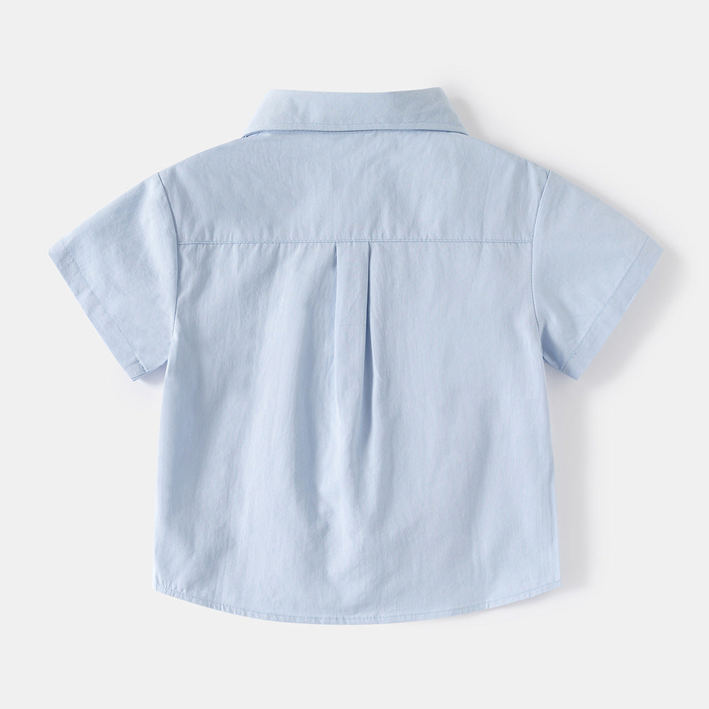 Children's Short Sleeve ShirtGraffiti Design Casual Summer Top for Kids, Big Kids and Toddlers
