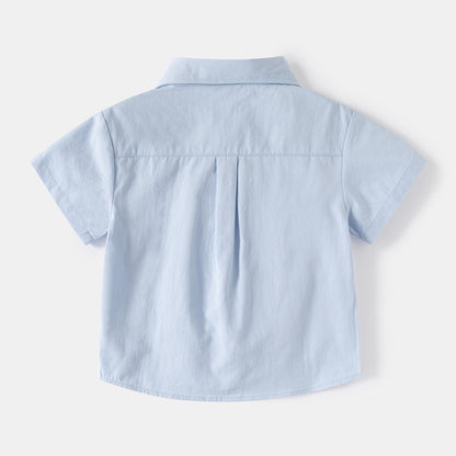 Children's Short Sleeve ShirtGraffiti Design Casual Summer Top for Kids, Big Kids and Toddlers