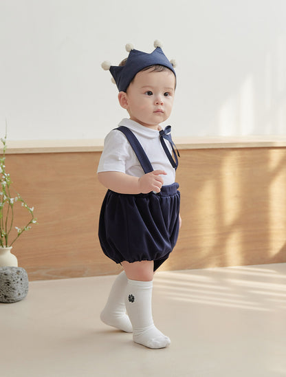 Ins Style Baby British Shorts – Classic Suspender Pants Outwear for Boys