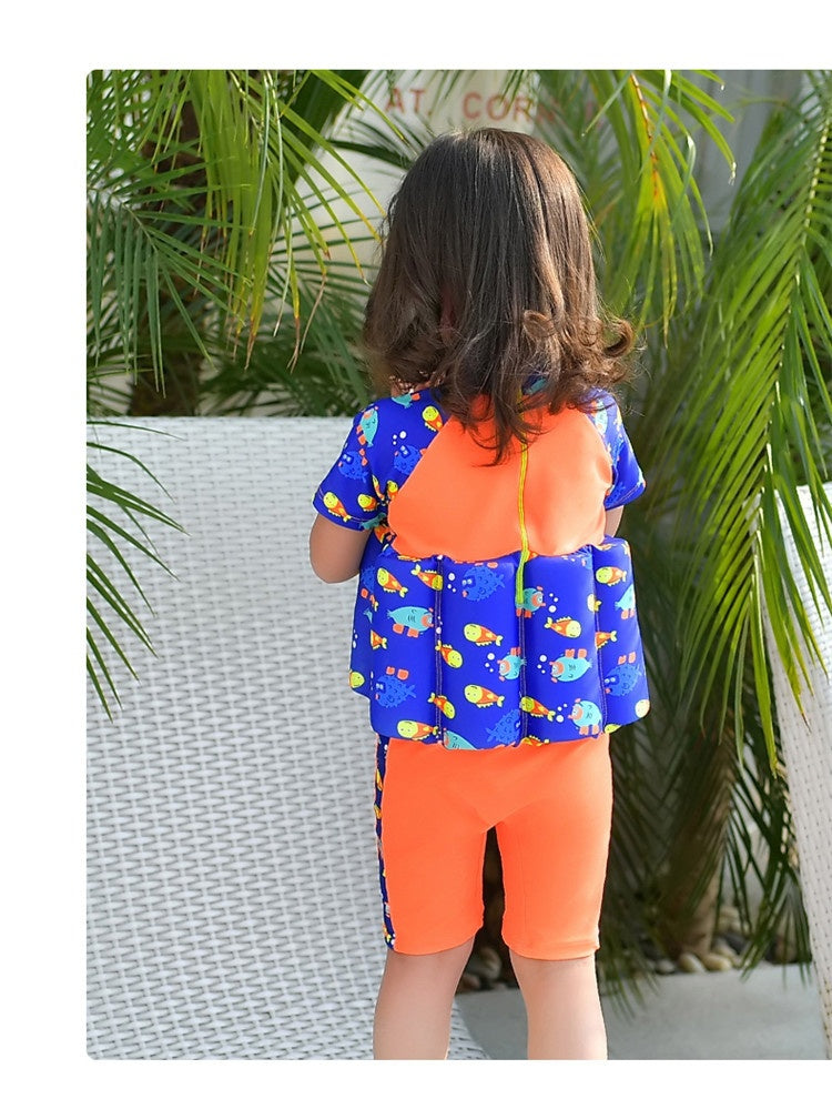 Children’s Buoyancy Swimsuit – Infant & Toddler One‑Piece Float Swim Jumpsuit
