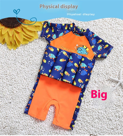Children’s Buoyancy Swimsuit – Infant & Toddler One‑Piece Float Swim Jumpsuit