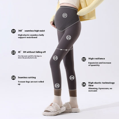 All‑Match Maternity Shark Pants – Autumn & Winter Supportive Leggings