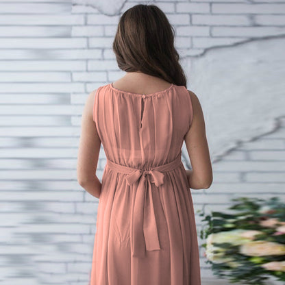 Maternity Chiffon Maxi Dress – Elegant Baby Shower & Photoshoot Gown