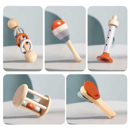 Textile Drum Rolling Drum Toddler Child Logical Thinking Hand-Eye Coordination Training Toy Wholesale