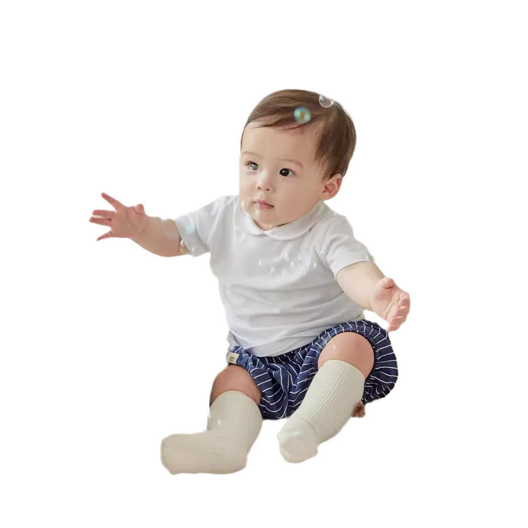 Ins Style Baby British Shorts – Classic Suspender Pants Outwear for Boys