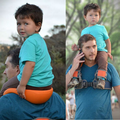 Trendy New Multi-functional Children's Saddle Harness Vintage Style Baby Saddle Shoulder Strap