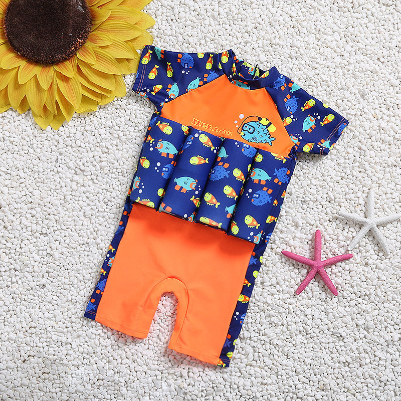 Children’s Buoyancy Swimsuit – Infant & Toddler One‑Piece Float Swim Jumpsuit
