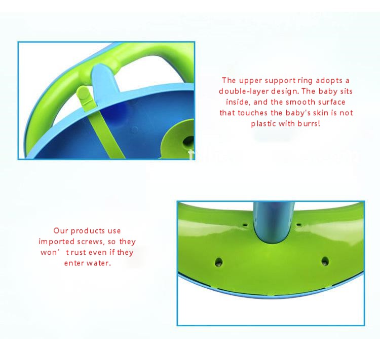 SafeSplash™ Baby Bath Seat – Non‑Slip 360°