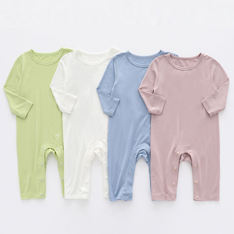 Ultra‑Soft Modal Baby Jumpsuit Pajamas (Unisex)