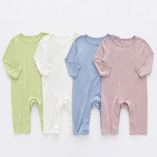 Ultra‑Soft Modal Baby Jumpsuit Pajamas (Unisex)