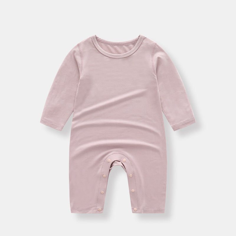 Ultra‑Soft Modal Baby Jumpsuit Pajamas (Unisex)