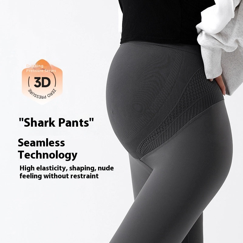 All‑Match Maternity Shark Pants – Autumn & Winter Supportive Leggings