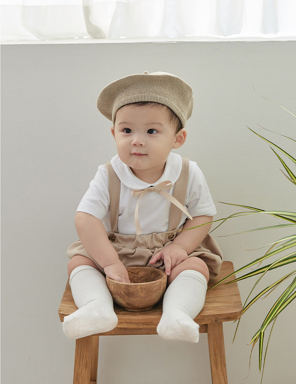 Ins Style Baby British Shorts – Classic Suspender Pants Outwear for Boys