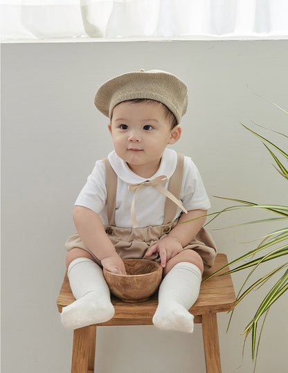 Ins Style Baby British Shorts – Classic Suspender Pants Outwear for Boys
